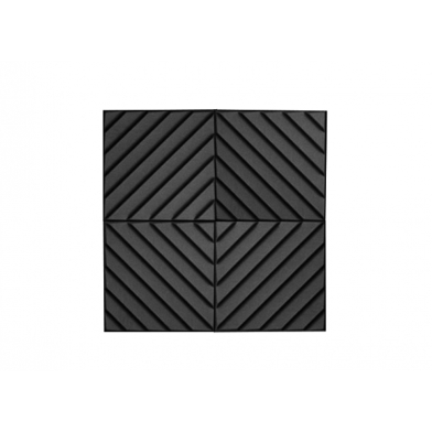 Купить acoustic panel ecosound acoustic wave 70mm, 50x50cm graphite black по низкой цене